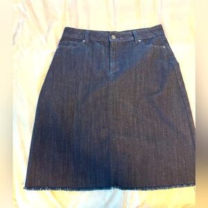 LIZ CLAIRBORNE Denim A-Line Skirt